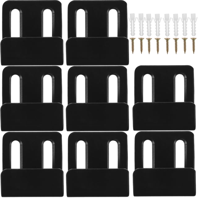 SHISUYAN 8 Sets U Bracket Headboard Wall Mounting Bracket Wall Display Wall Hook