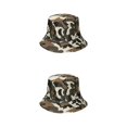 thumbnail image 4 of Thinsony Polyester Breathable Fisherman Cap For Sun Protection And Comfort Sunscreen Fisherman Cap Hat Summer disruptive pattern1 58cm 2Set, 4 of 6