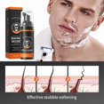 thumbnail image 3 of Moisturising Shaving Foam, Protective Shaving Foam With Moisturising Ingredients,Shaving Foam Mousse Gel to Reduce Skin Irritation, Protect and Soothe, 3 of 4