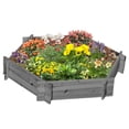 thumbnail image 1 of Outsunny Screwless Raised Garden Bed Hexagon Planter Box for Vegetables, 1 of 10