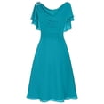 thumbnail image 1 of RKSTN Robes d'Invitée de Mariage pour Femmes Formelles Demoiselle d'Honneur Taille Haute Fête Bal Robe de Cocktail, 1 of 4