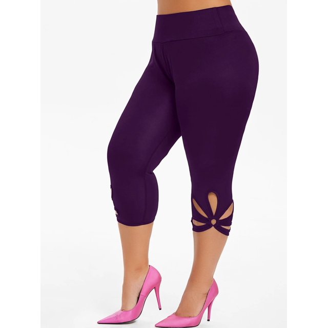 Women's Loose Pants Printed Casual Trousers Plus Size Pants