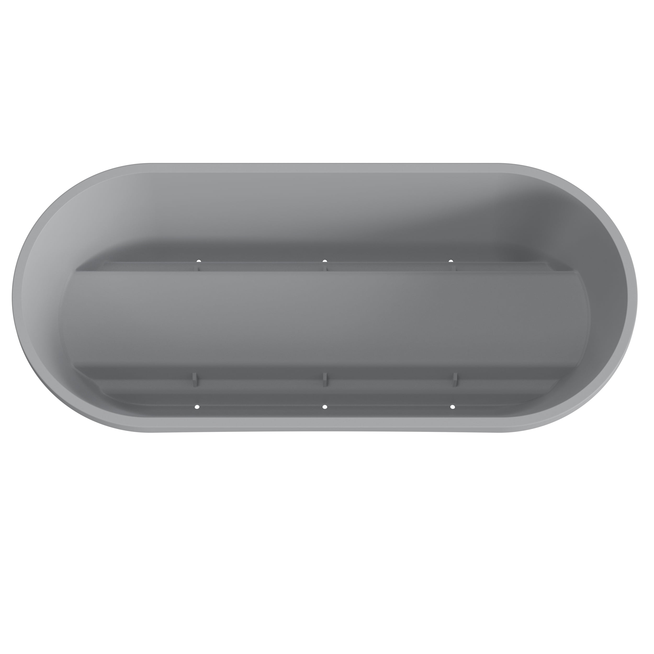 Jardinière de fenêtre Mainstays de 61 cm (24 pouces) en plastique - Gris