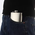 thumbnail image 4 of QualitChoice 4 5 6 7 8 10 18oz Stainless Steel Hip Alcohol Flask Cap + Funnel No.08 1Set, 4 of 6