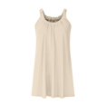 thumbnail image 3 of Robe Courte d'Été pour Femme de Plage - par-Dessus de Bikini, Sans Manches Évasée, Robe T-Shirt Décontractée Mini, Polyester, Tailles P - TTG, 3 of 4