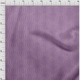 thumbnail image 4 of oneOone Cotton Flex Purple Fabric Geometric Allover Modern Traditional Sewing Craft Projects Fabric Prints By Yard 40 Inch Wide, 4 of 4
