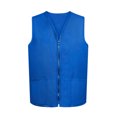 thumbnail image 1 of TOPTIE Adult Volunteer Work Vest Event Supermarket Apron Vests - Blue, 1 of 8