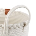 thumbnail image 3 of HOMETRENDS Cotton Rope Storage Basket with Handles, 3 of 5