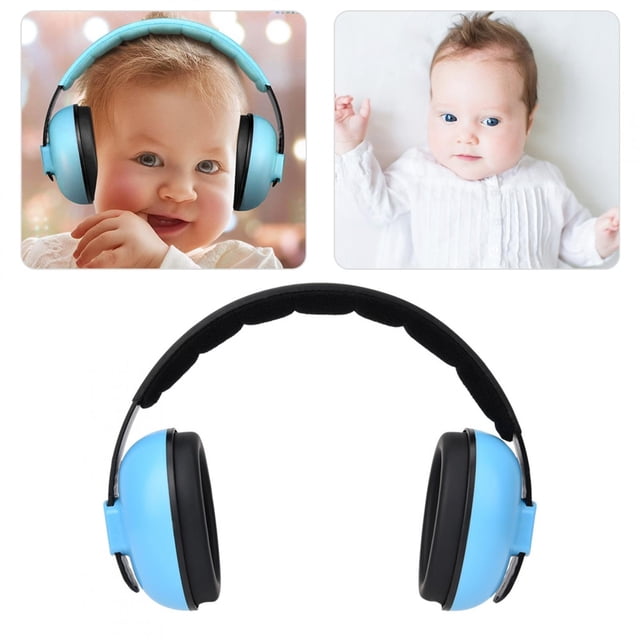 Peahefy Cache-Oreilles Réduction du Bruit Protection Auditive pour Bébés et Enfants, Présentés dans une Couleur Bleue Vibrante. Ces Cache-Oreilles Montés sur la Tête Sont Fabriqués en ABS et Éponge de Haute Qualité pour le Confort et la Durabilité. Conçus pour les Enfants de Moins de 3 Ans, Ils Présentent une Coque Solide à Haute Étanchéité et un design de Coquille unique, Offrant un SNR de 27 dB et un NRR de 25 dB. Idéal pour Protéger les Bébés contre les Sons Bruyants et Nocifs et Assurer un Sommeil Paisible.