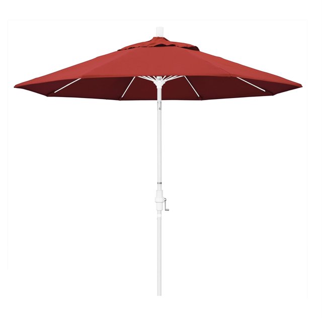 California Umbrella Parasol de Patio de 9 Pieds en Rouge Jockey
