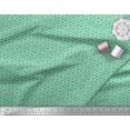 thumbnail image 2 of Soimoi Polyester Crepe Fabric Dot & Whale Ocean Decor Fabric Printed Yard 52 Inch Wide, 2 of 3
