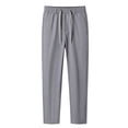thumbnail image 1 of Men's Summer Ice Silk Straight Casual Sports Pants, 1 of 4
