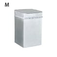 thumbnail image 4 of serony Washing Machine Cover Laundry Dryer Sunscreen Waterproof Dust Proof Protector Home Dorm Washroom Toilet Cloth Accessories Silver M, 4 of 7