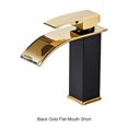 thumbnail image 4 of tredstone Luxurious Basin Waterfall Sink Waterproof And Multi-functional Durable Basin Waterfall black gold short, 4 of 6