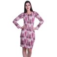 thumbnail image 1 of Moomaya Womens Full Sleeve Printed Midi Length Printed Bodycon Dress, 1 of 6