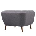 thumbnail image 4 of Armen Living Phantom Fabric Upholstered Chair in Dark Gray, 4 of 6