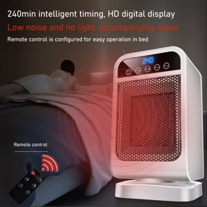 Vggrvlo Space Chaudière 1500W Chauffage électrique Portable à l'intérieur avec Thermostat Coffre-fort Salle de chauffage silencieux 10.5ft/s Chauffage électrique portable pour usage intérieur