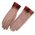 thumbnail image 1 of Driving Gloves Fashion Grid Design Winter Gloves Touch Screen Gloves for Ladies, 1 of 10