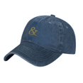 thumbnail image 3 of ZICANCN Adjustable Baseball Cap Women, Character & Patterns Hats for Men Adult Washed Cotton Denim Baseball Caps Fashion, Navy Blue, 3 of 6