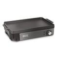 thumbnail image 1 of Hamilton Beach Professional Cast Iron Electric Grill, 10" x 16" Preseasoned Cooking Surface, 1800 watts, Adjustable Temp up to 450°F, 1 of 9