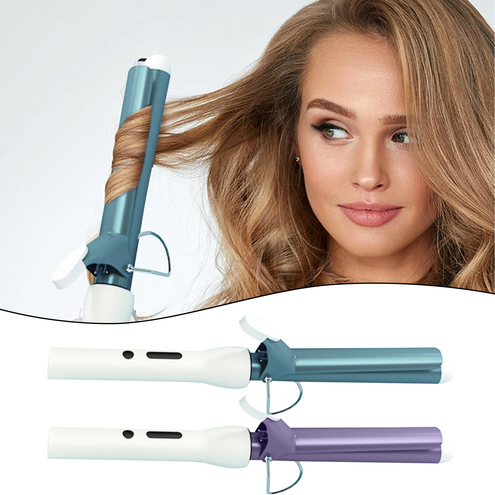 Vaidha Natural Curls, Hair Curler, Curling Wand,Negative Hair Straightener Without Damaging Hair Curls,Fast Heating Crimper Wand Curler In All Hair Type