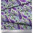 thumbnail image 2 of Soimoi Viscose Chiffon Fabric Leaves Artistic Print Fabric by The Yard 42 Inch Wide, 2 of 3