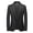 Noir, variante sur cllios Veston et Manteau Sport pour Homme un Bouton Coupe Ajustée Veste Blazer Grande Taille Col Châle Manches Longues Manteau Sport Veston de Complet Tenue d'Affaires Décontractée Bleu TTTTG