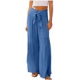 thumbnail image 2 of LOVZFMLL Combinaison pour Femme, Imprimée d'Été Sans Manches, Dos Nu, Ample, Longue, Bleu, P, 2 of 7