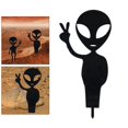 thumbnail image 5 of 2pcs Acrylic Home Garden Outer Alien Stake Cute Silhouette Outdoor Decor, 5 of 5