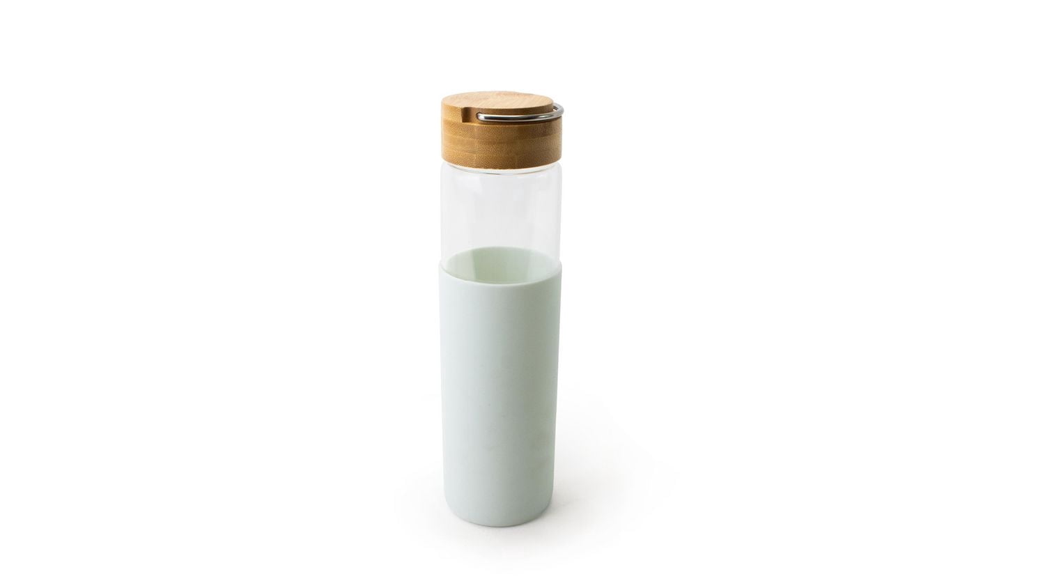 Sully Flourish - 750mL - Glass Water Bottle with Carry Handle & Non Slip Silicone Sleeve