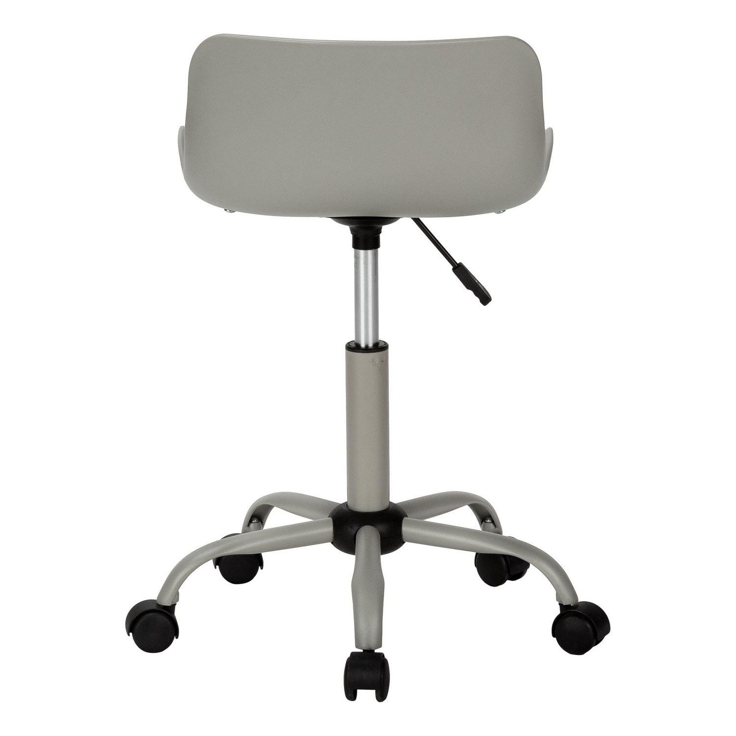 Monarch Specialties Office Chair, Adjustable Height, Swivel, Ergonomic, Computer Desk, Work, Juvenile, Metal, Pu Leather Look, Grey, Contemporary, Modern