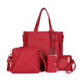 thumbnail image 1 of OUSITAID Women Solid Color Handbag + Crossbody Shoulder Bag + Hand Purse + Card Holder for Daily Use New, 1 of 2