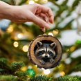 thumbnail image 5 of Boovnll Christmas Tree Decorations, Christmas Animalss Ornaments Owls Raccoons Christmas Decorations Christmas Tree Pendants 2D Flat Printing Acrylic Small Pendants, Christmas Decorations, 5 of 5