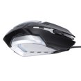 thumbnail image 3 of Gaming Mouse Wired, Computer Mouse Wired Sturdy Durable Game Level Sensors  for Home for Office Black,White, 3 of 7