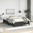 thumbnail image 1 of vidaXL Bed Frame Black 152x203 cm Queen Faux Leather, 1 of 5
