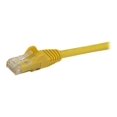 thumbnail image 3 of StarTech.com Câble Ethernet CAT6 de 12 Pi, Cordon de Pose PoE RJ45 Sans Accroc 10 Gigabits 650 MHz 100 W, Câble Réseau UTP CAT 6 10 Gbe avec Soulagement des Taches, Jaune, Testé par Fluke/le Câblage Est Certifié UL/TA - Catégorie 6 - 24 AWG (N6PATCH12YL) - Câble de Pose - RJ-45 (m) vers RJ-45 (m) - 12 Pi - UTP - CAT 6 - Moulé,, 3 of 3
