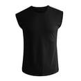 thumbnail image 1 of Ramiter Débardeur pour Homme Nouvelle Mode Décontractée Été Ample Sport Col Rond Camisole Homme Noir, TG, 1 of 4