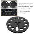 thumbnail image 4 of 1/4 7 Inch Empty Tape Reel, Universal Open Reel Sound Tape Empty Reel with 12 Holes NAB Hub Replacement Opening Machine Part for  Re  Studer, 4 of 7