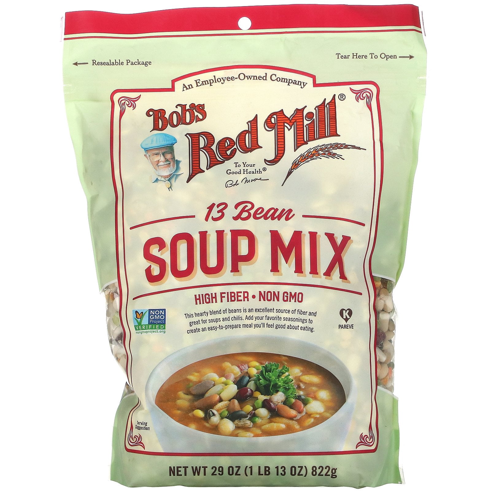 Bobs Red Mill Soup Mix 13 Bean, Case of 4 X 29 Oz