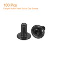 thumbnail image 3 of Unique Bargains Flanged Button Head Socket Cap Screws, 100 Pack M4x6mm 304 Stainless Steel Bolts, 3 of 5