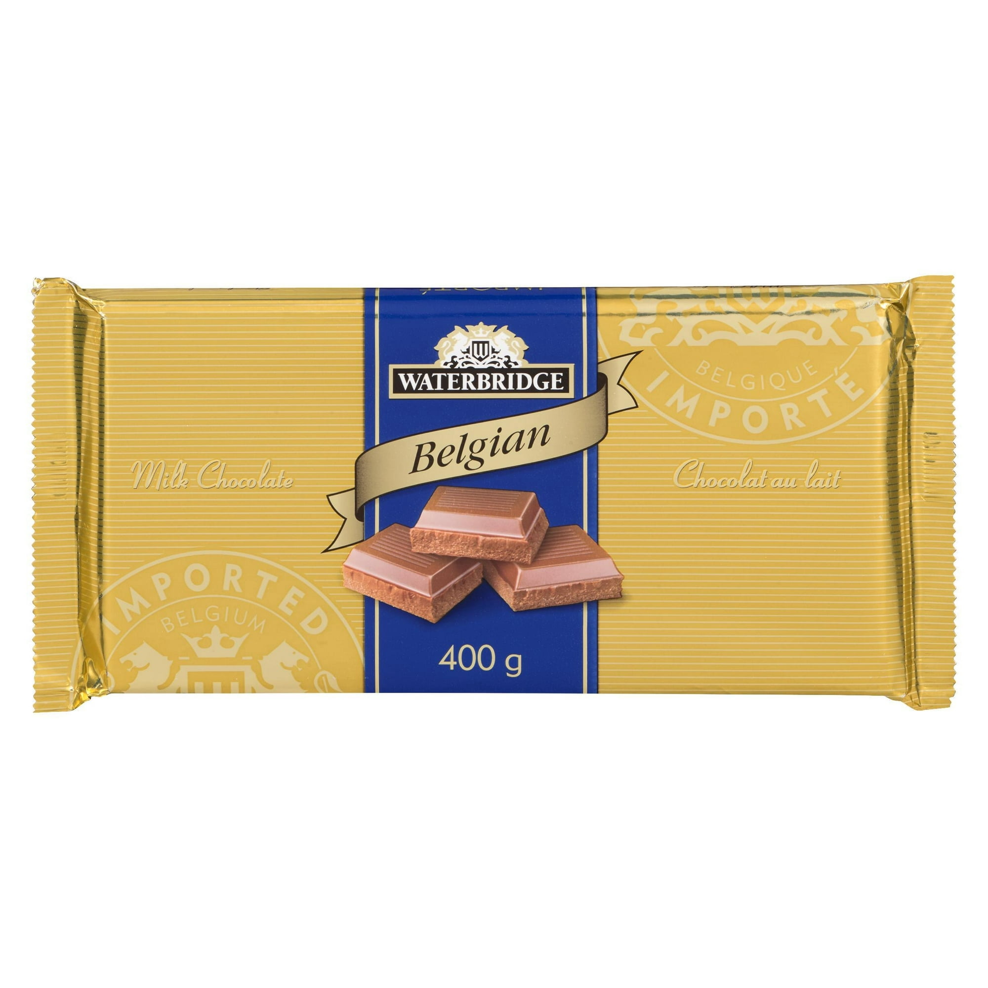 Waterbridge Gold Bar Milk Chocolate, 400 Grams