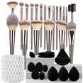 thumbnail image 1 of 3-20PCS Makeup Brushes Set Eyeshadow Fluffy Foundation Concealer Blush Highlighter Storage Box Female Cosmetics Beauty Tools,makeup brush set, 1 of 27