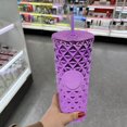thumbnail image 4 of TIELUTT Summer 710 800ml Reusable Cup with Lid and Straw Cold Drink Cup with Straw Clear Cup Camping Kitchen Cups Glasses 32 Can Shaped Glass Cups Drinking Set up Glass with Measurements 5 Ounce, 4 of 8