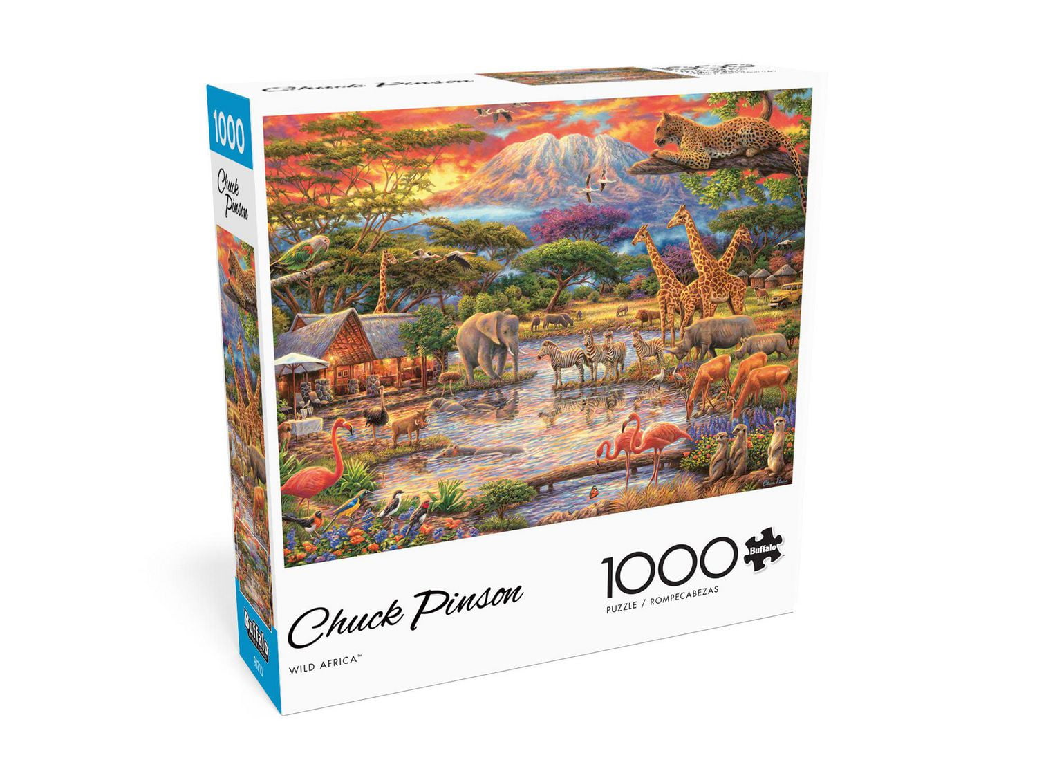 Buffalo Games - Le puzzle Chuck Pinson - Wild Africa - en 1000 pièces