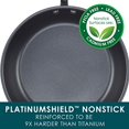 thumbnail image 4 of Rachael Ray Create Delicious Hard Anodized Nonstick Cookware Pots and Pans Set, 11 Piece, Gray with Teal Handles, 4 of 5