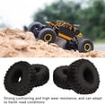 thumbnail image 3 of Pneu de Voiture RC, Anti Vieillissement RC Caoutchouc Roue Résistance à l'Abrasion Forte Adhérence Stable Amorti pour SCX10, 3 of 8