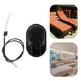 thumbnail image 2 of 1Pcs Black Sofa Pull Handle for Recliner Release Mechanism Furniture Upgrade, 2 of 9