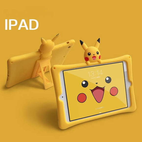Cartoon Silicon Stand Cover For iPad Pro 9.7 10.5 10.2 8th 9th 2018 2017 Air 1 2 3 Mini 2 3 4 5 6 Tablet Case Funda A-1 iPad Air4 Air5 10.9