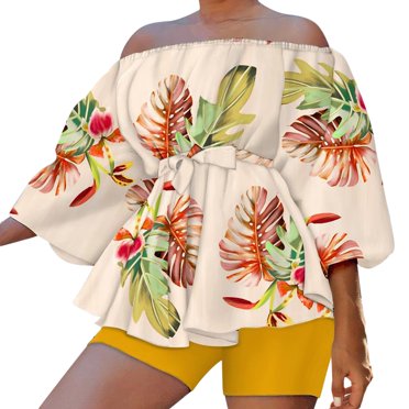 Ketyyh-chn99 Ensembles de Survêtement pour Femmes Ensemble Shorts en Lin Femmes Ensembles de Détente Ensembles Tenues Manches Courtes Ensemble de Shorts de Base Beige,TG