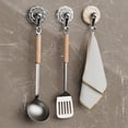 thumbnail image 4 of Cqxid Hooks Under $5 Retro Ripple Suction Cup Suction Cup Hooks For Shower Strong Grip Multi Purpose Holder Suction Cup Hooks For Shower Bathroom Kitchen Glass Door Hanging To, 4 of 8